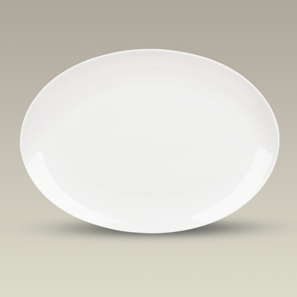 Oval Coupe Platter for Sublimation, 12.875" x 9.5"