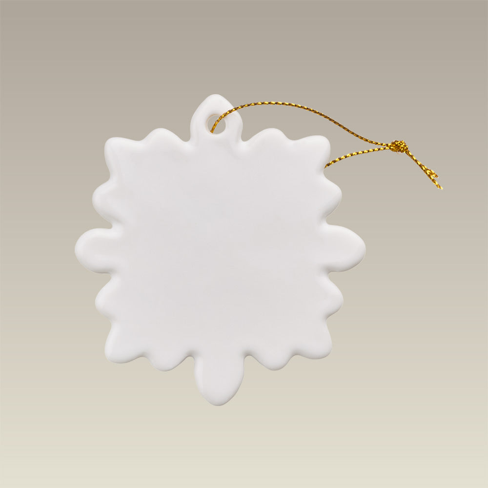 2.87" Snowflake Sublimation Ornament