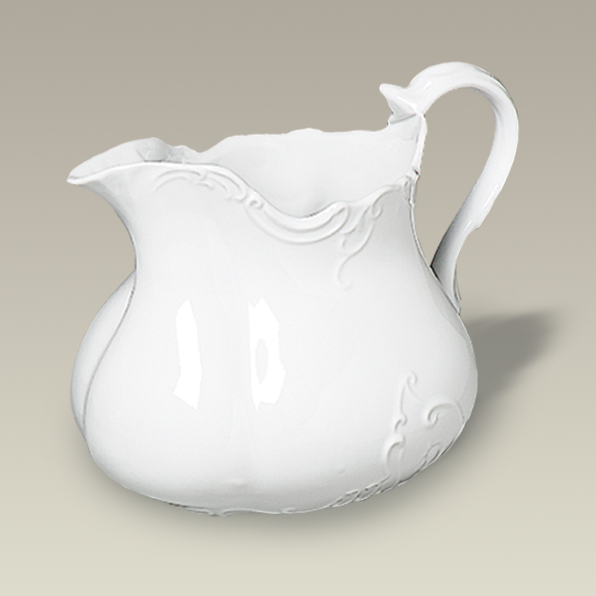 64 oz. Porcelain Pitcher, 7.5" high