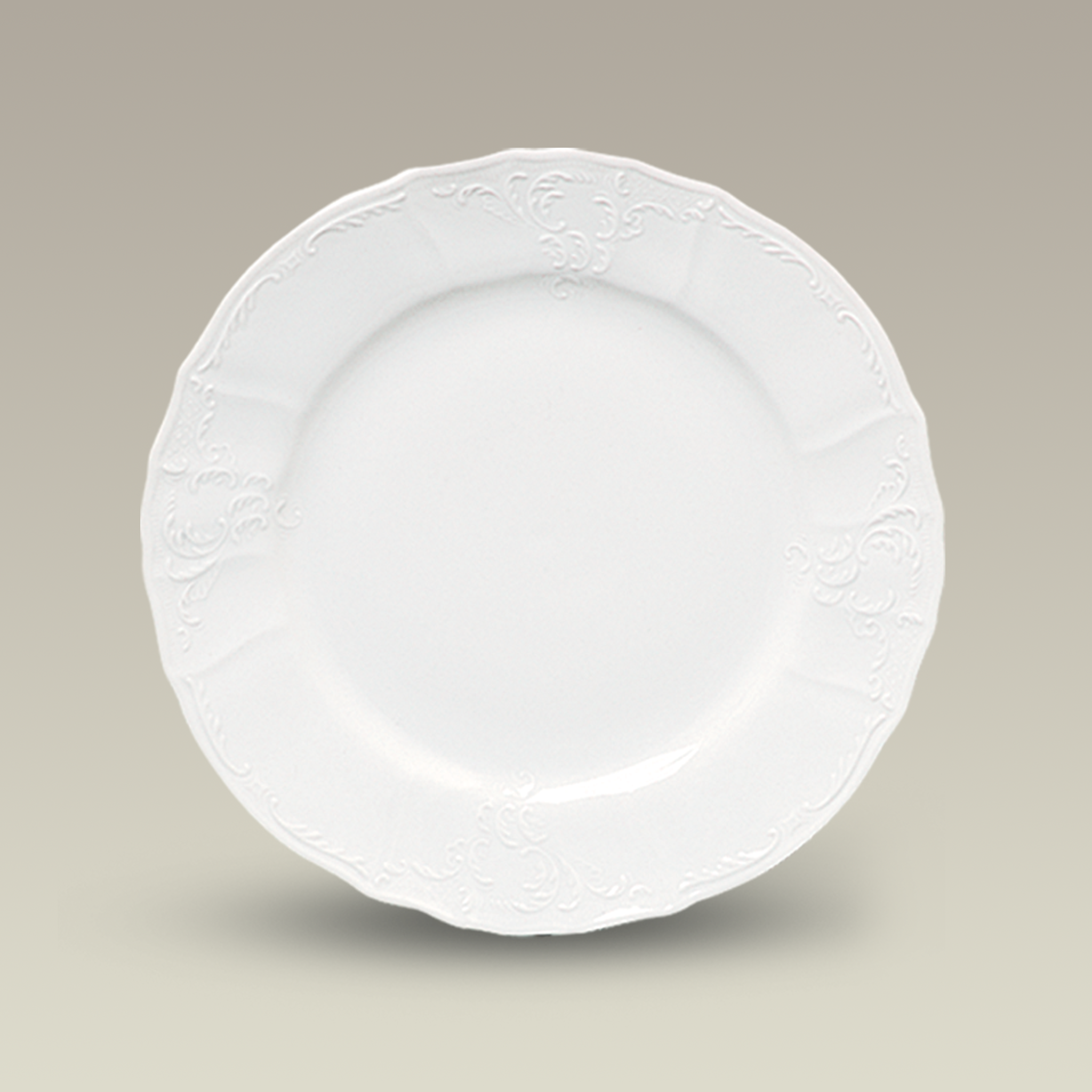 9.75" Porcelain Bernadotte Plate