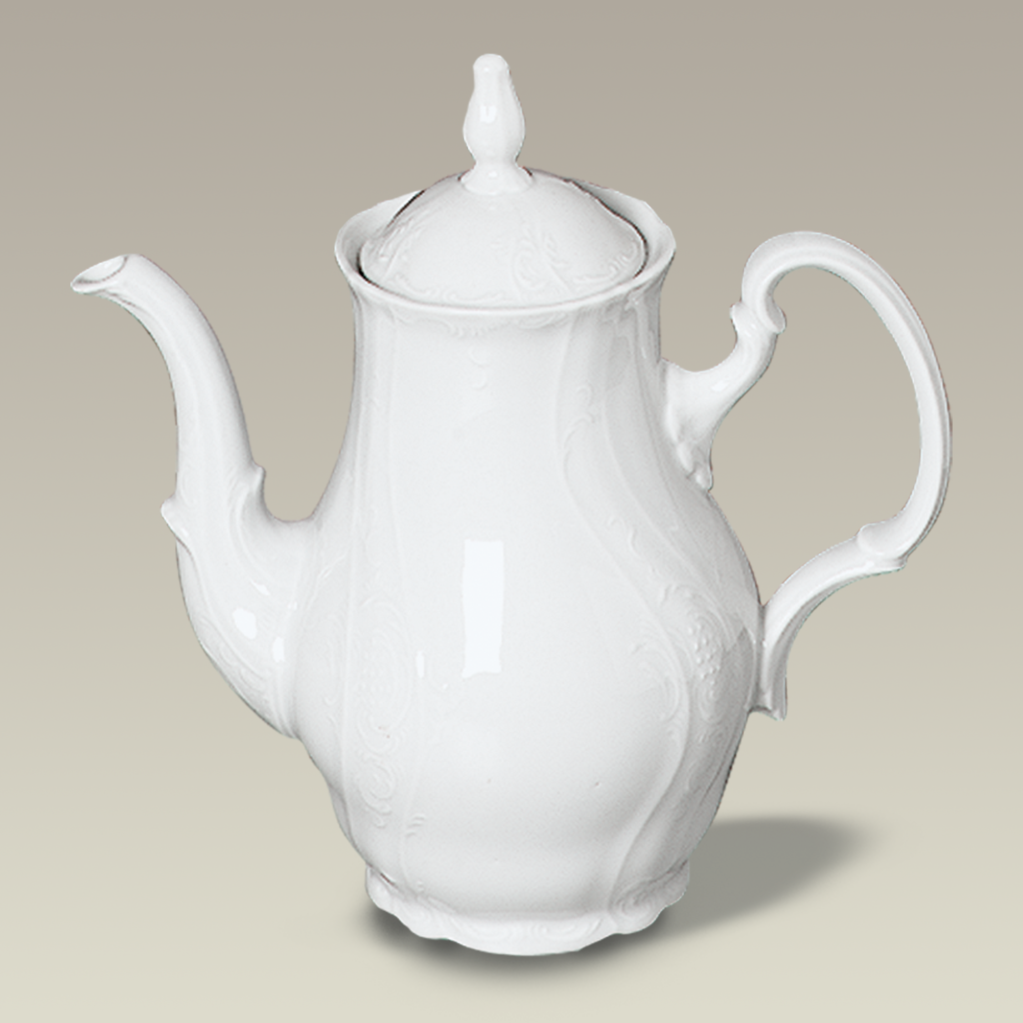 44 oz. Bernadotte Coffee Pot, Double Platinum Banded