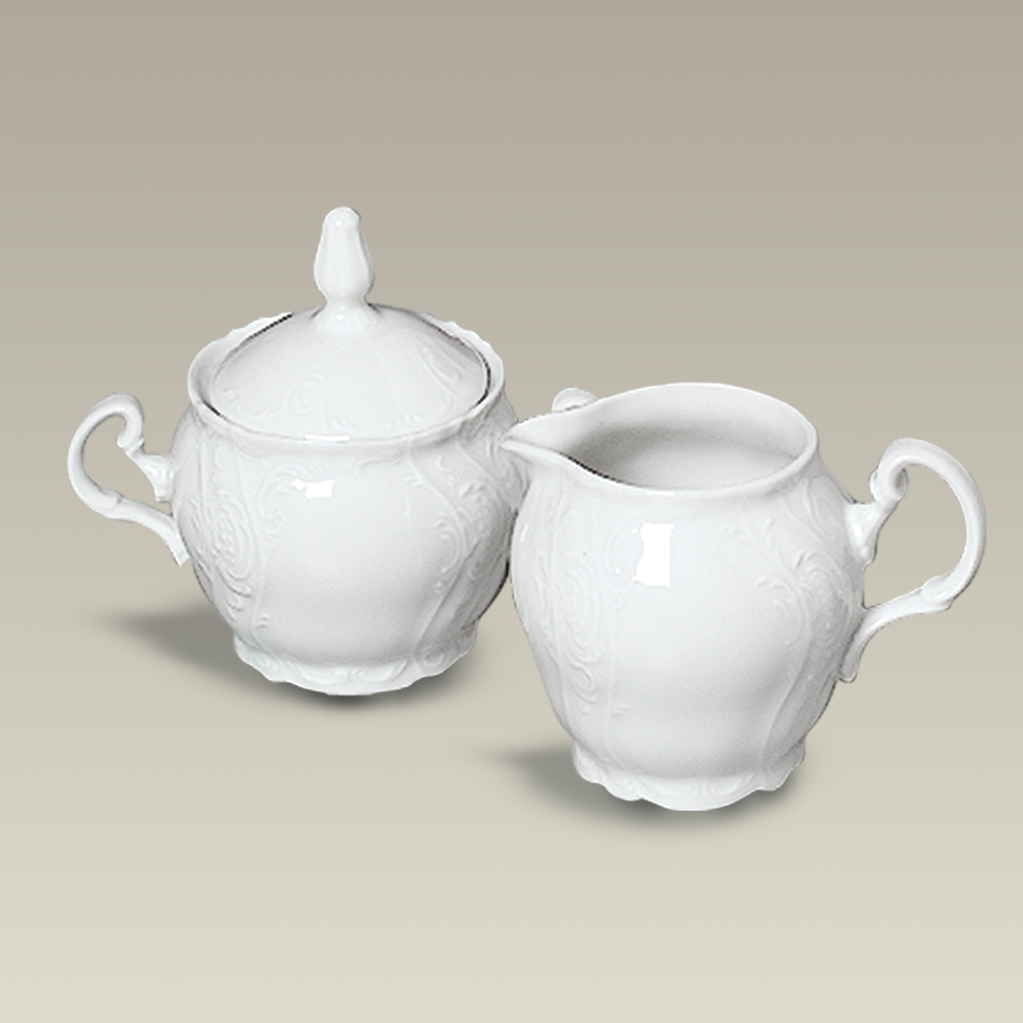 Bernadotte Sugar and Creamer
