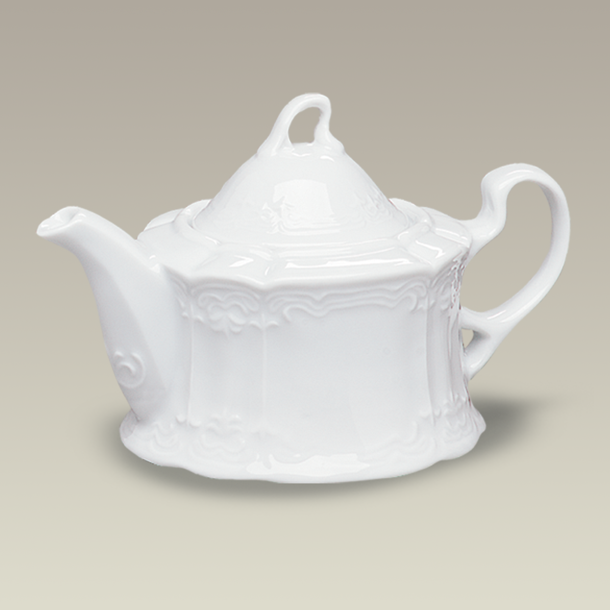 12 oz. Embossed Teapot