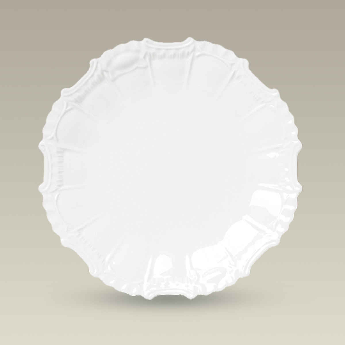 8.25" Fancy Antique Scrolled Plate