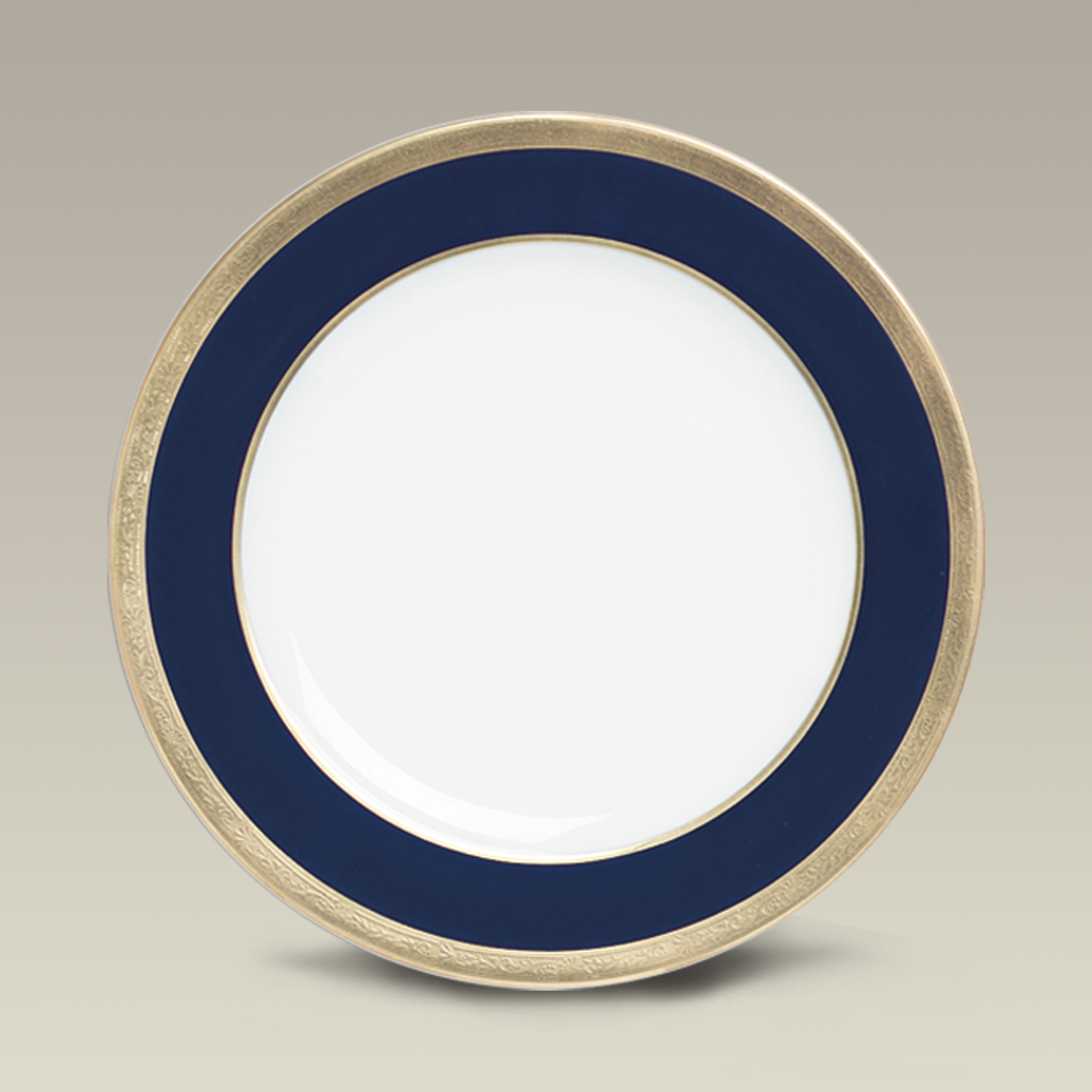 10.5" Porcelain Phoenicia Pattern Plate, SELECTED SECONDS