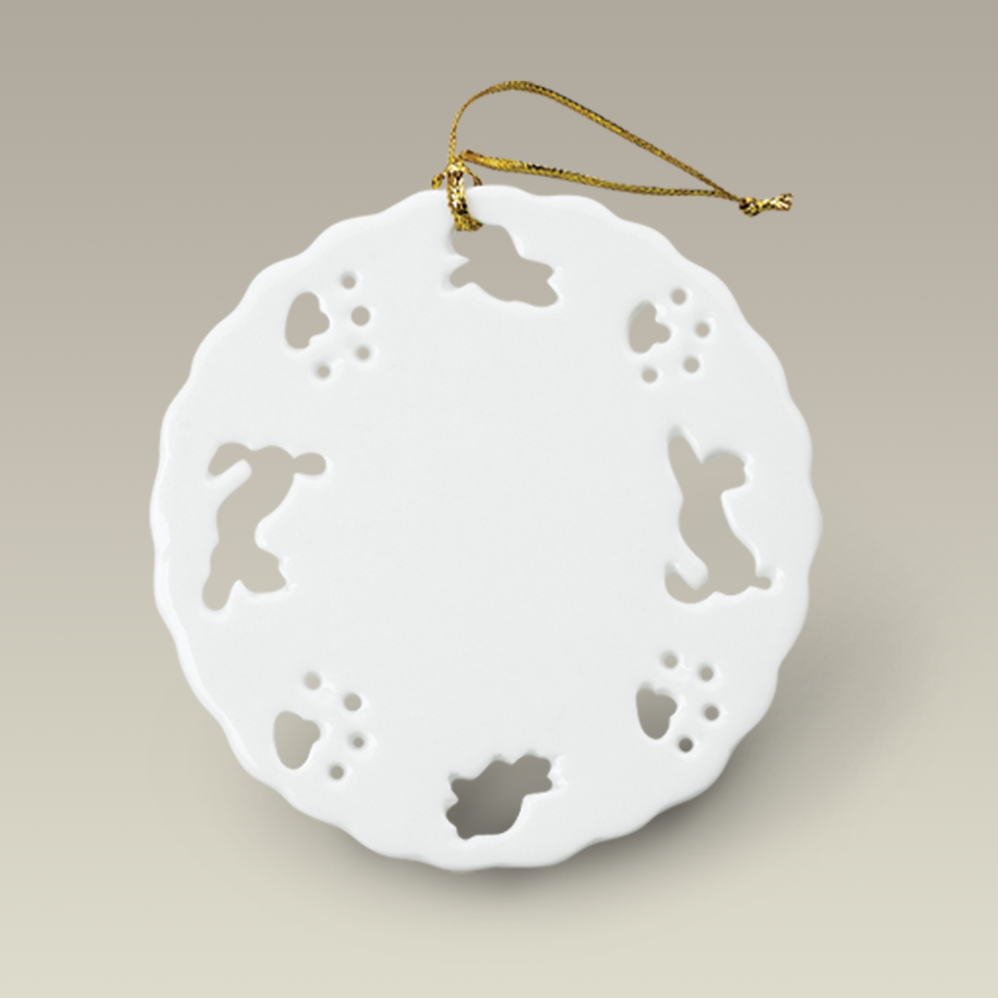 3" Cat Motif Sublimation Ornament