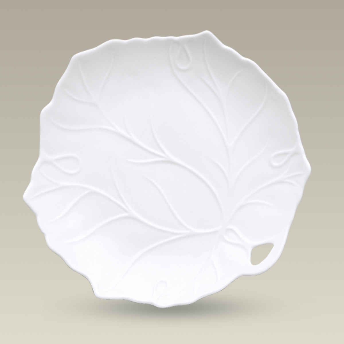 8" Leaf Shape Plate