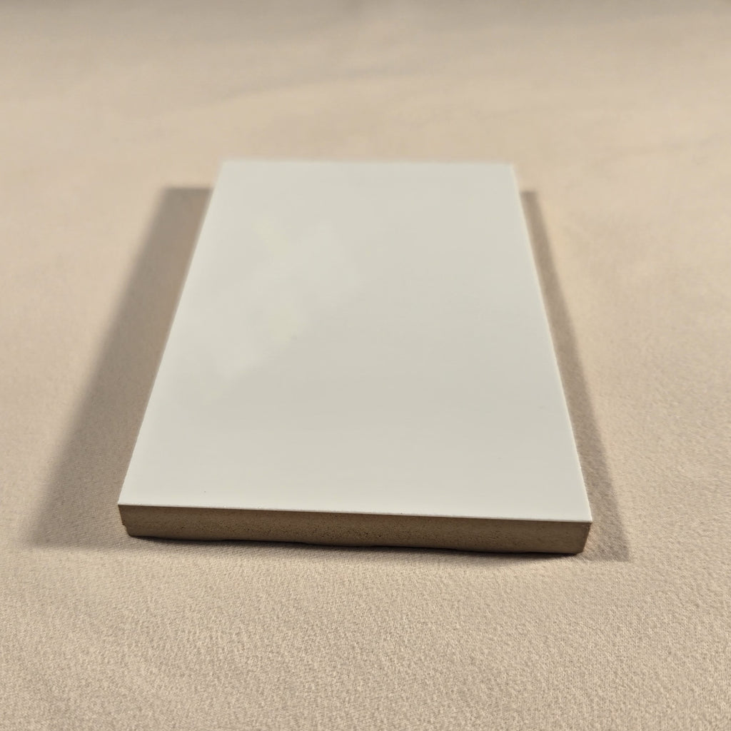 5" x  3.1" Stoneware White Sublimation Tile