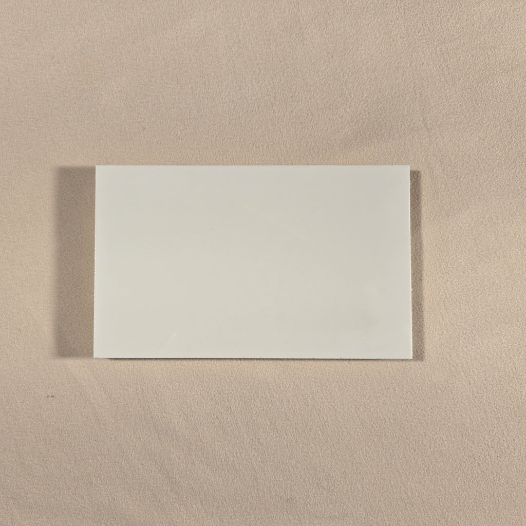 5" x  3.1" Stoneware White Sublimation Tile