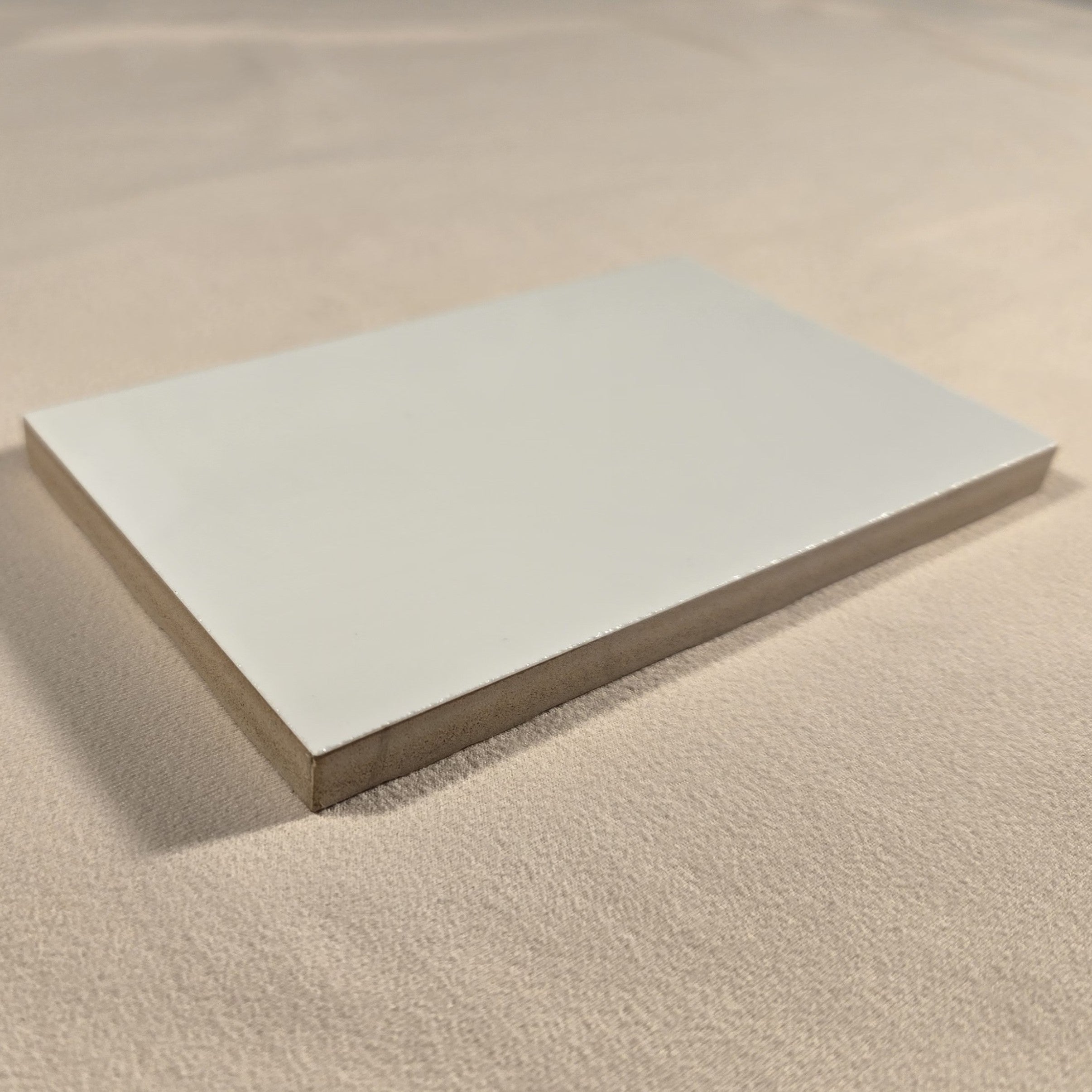 5" x  3.1" Stoneware White Sublimation Tile