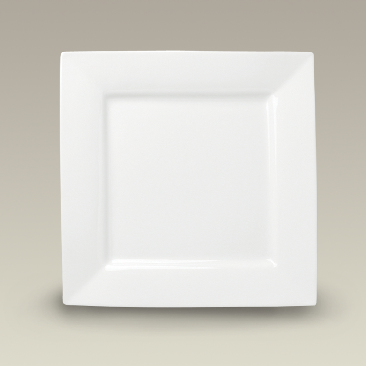 10" Rim Shape Square Plate, SELECTED SECONDS
