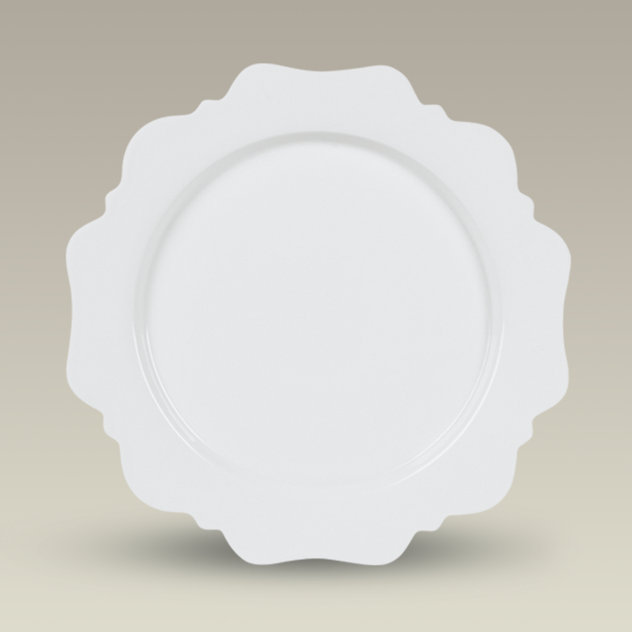 8.25" Scalloped Salad Plate