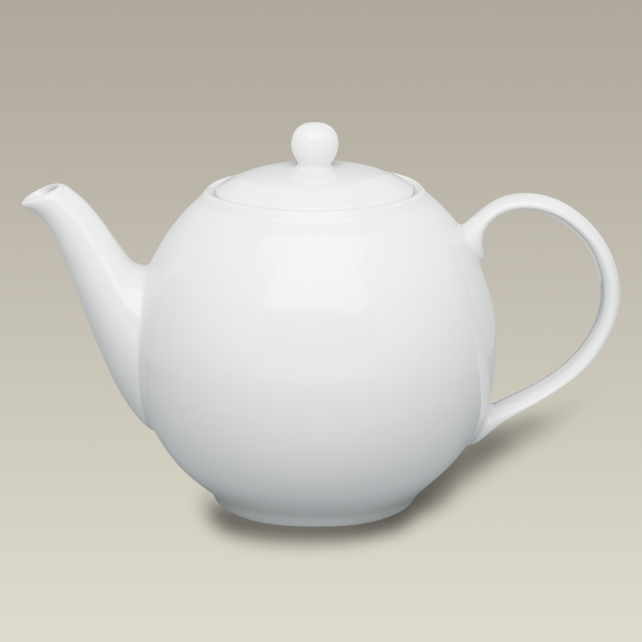 Round Teapot, 44 oz, 6 1/4" high