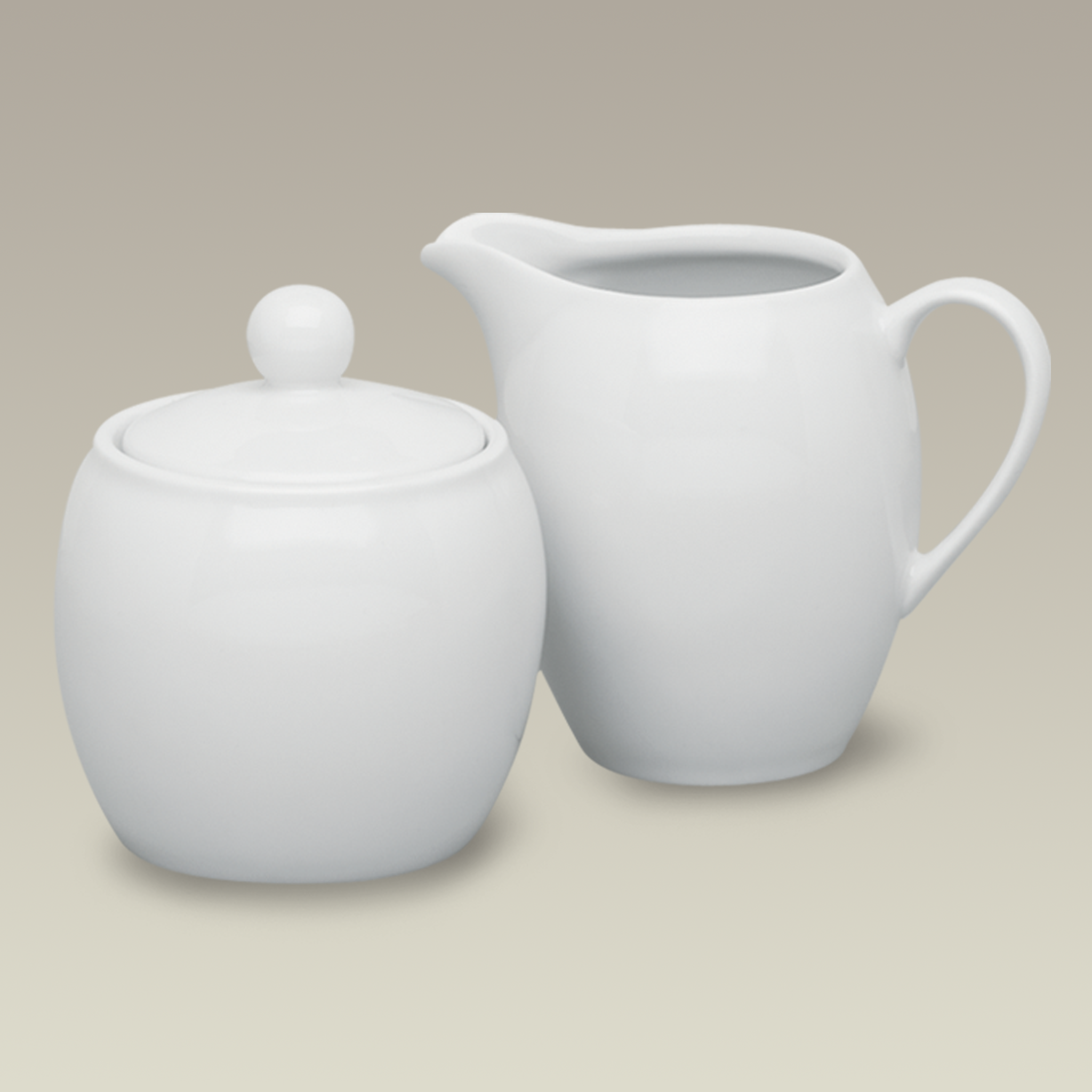 Sugar and Creamer, 4"