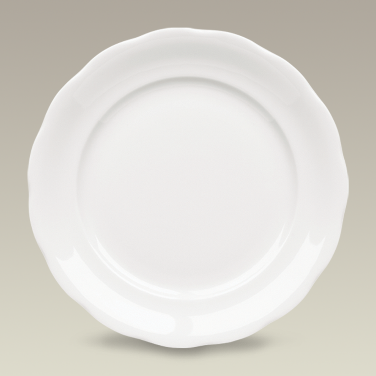 10" Scalloped Rim Plate
