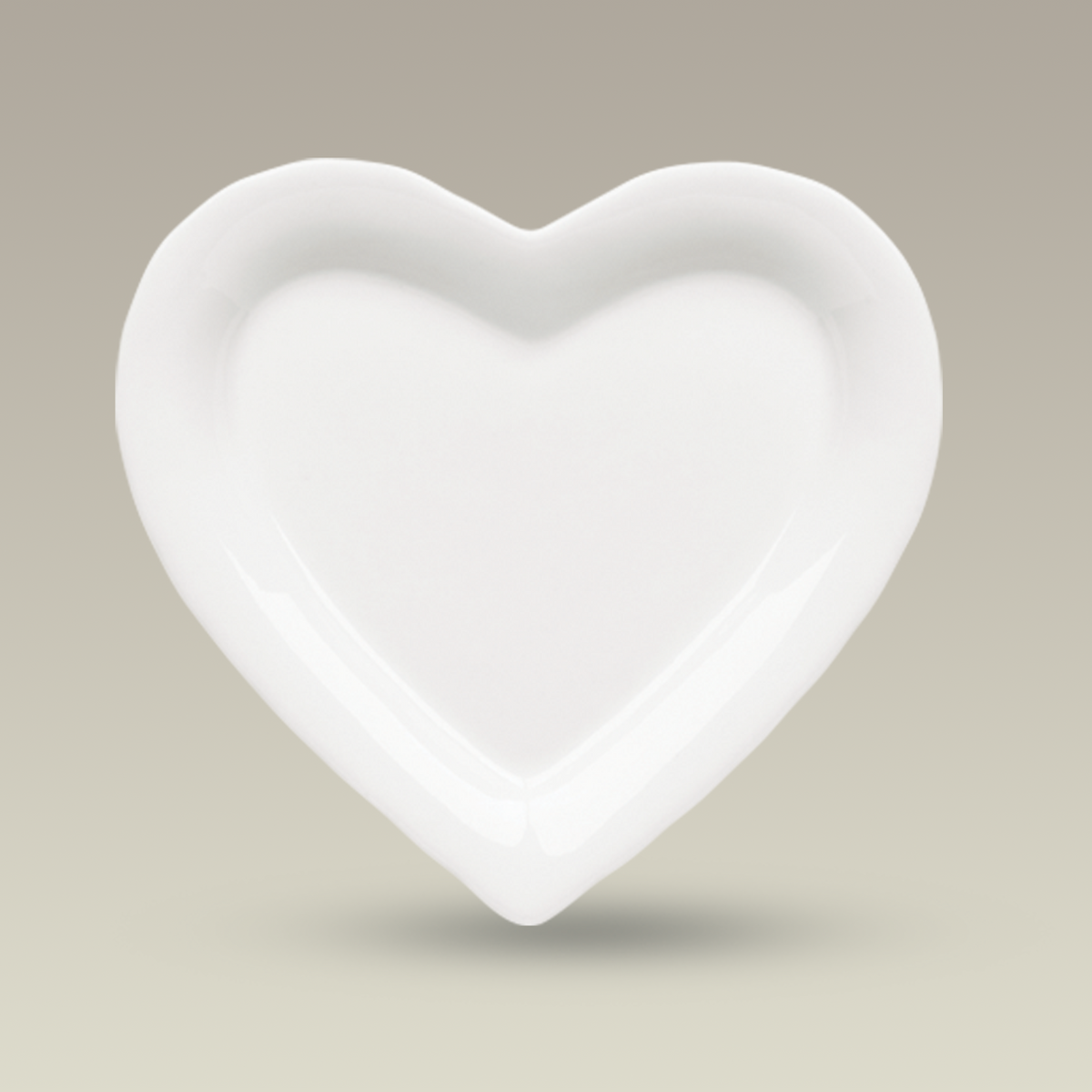 7" Heart Shape Plate