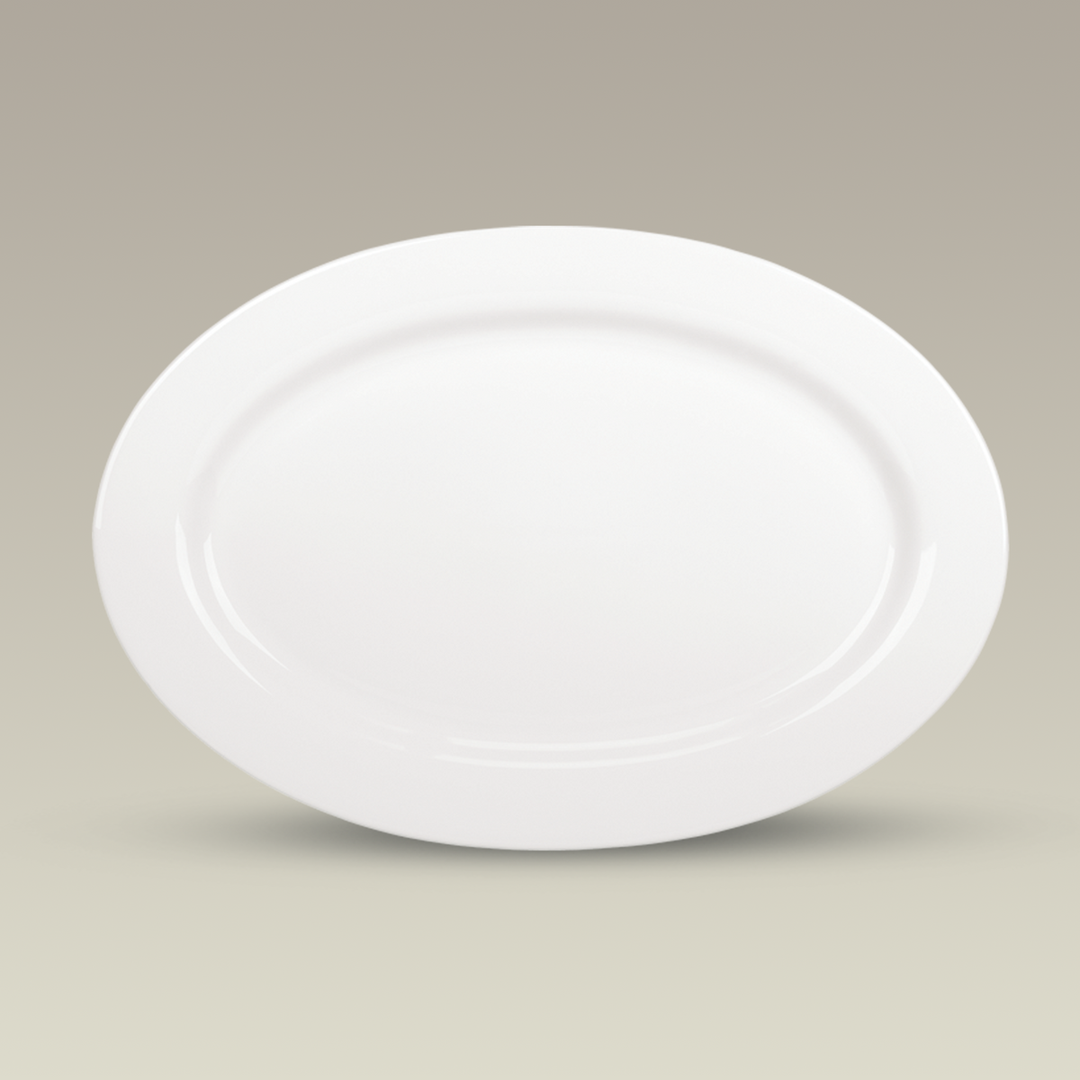 16" Oval Rim Platter, SELECTED SECONDS