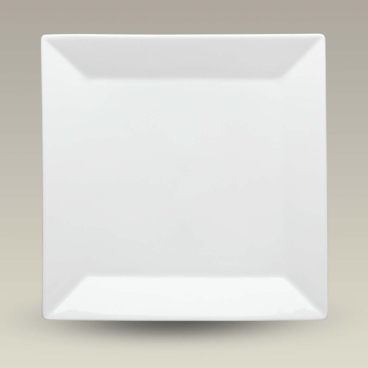 10.625" Square Plain Plate