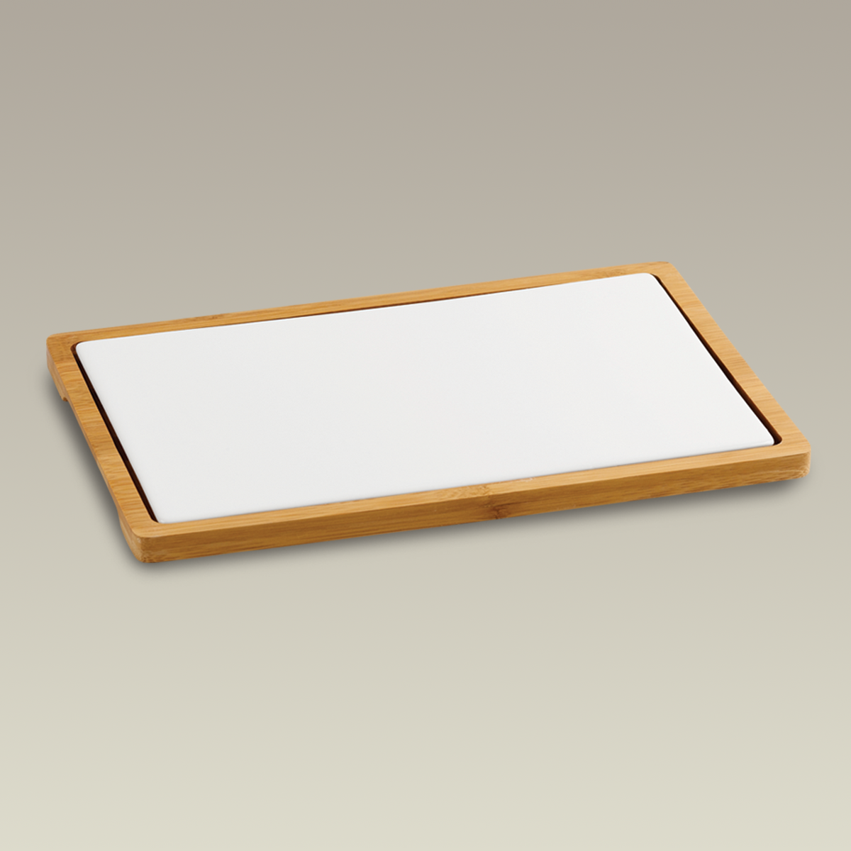 11.375" Wood Cheese Board with Tile