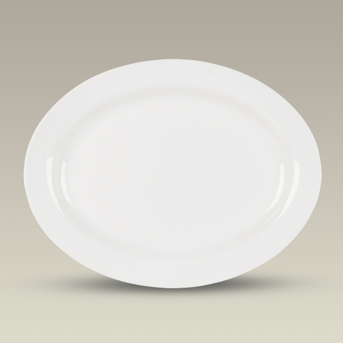 Rim Shape Oval Platter, 15.75"