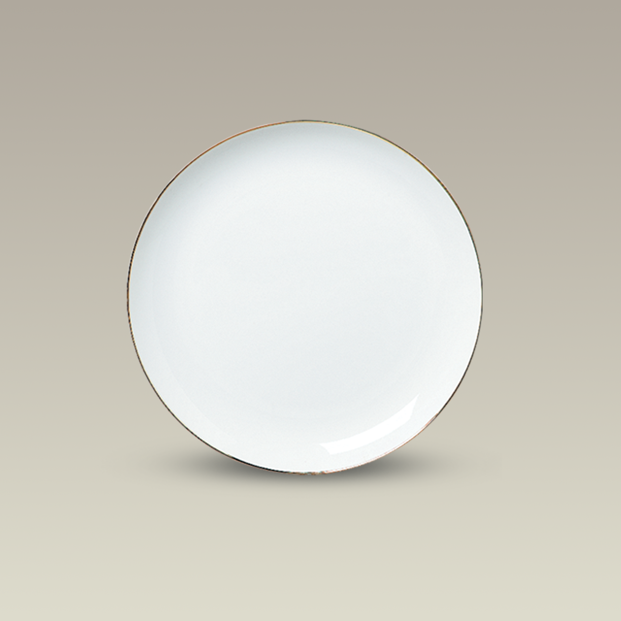 6.5" Gold Edged Coupe Plate