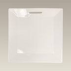 10" Rim Shape Square Plate with Slot (disc not included)