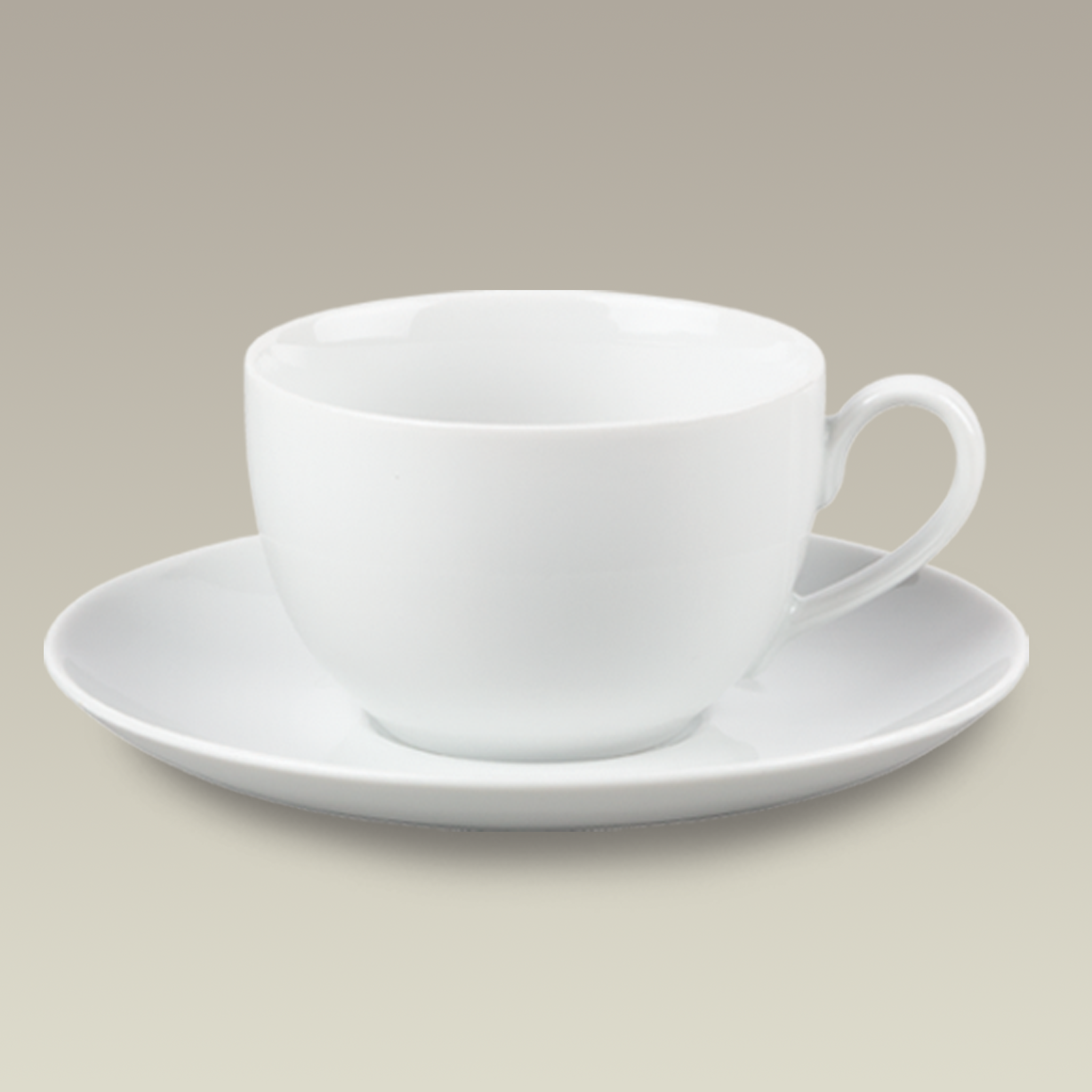 8oz Coupe Cup and Saucer