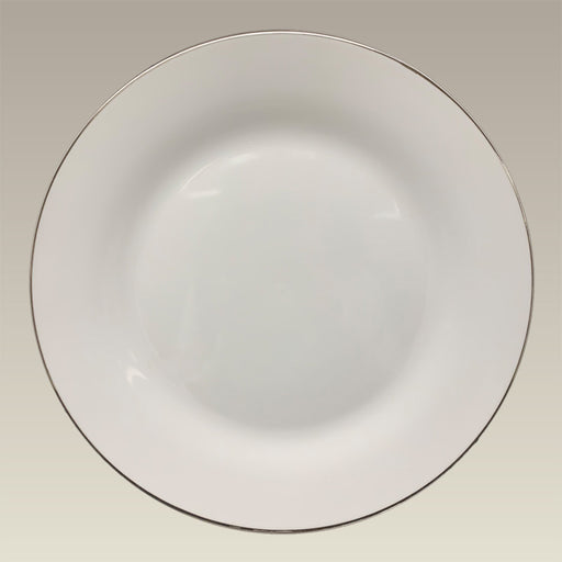 11.875" Single Platinum Banded Plate