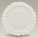 10.25" Embossed Leaf Plate SELECTED SECONDS