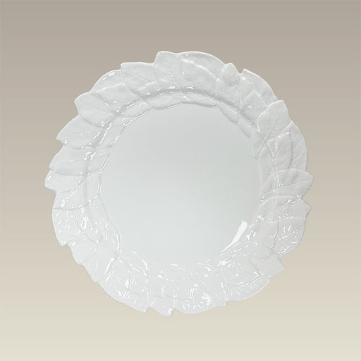 10.25" Embossed Leaf Plate SELECTED SECONDS
