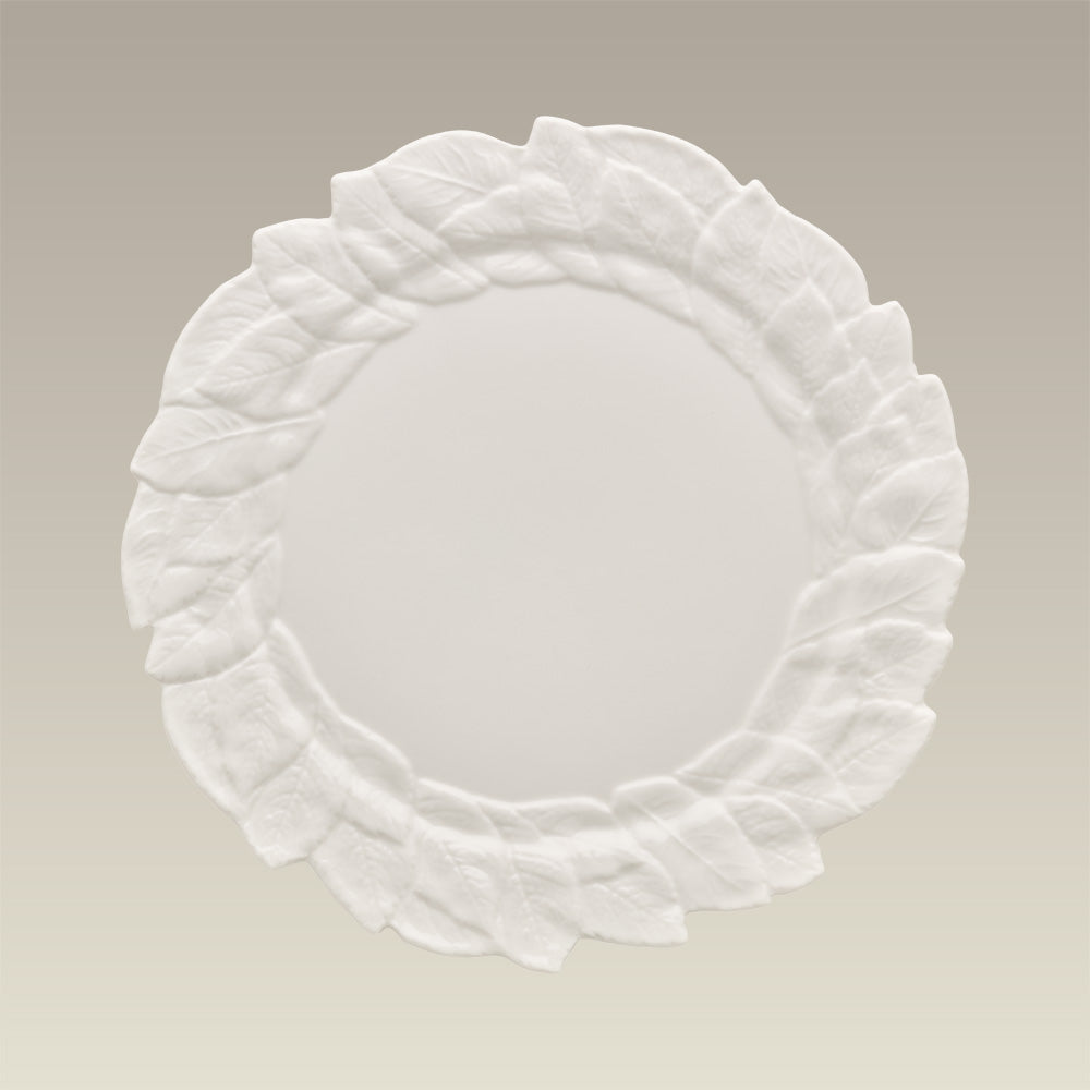 10.25" Embossed Leaf Plate