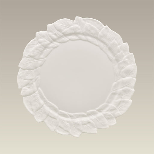 10.25" Embossed Leaf Plate