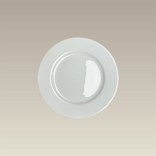 6.25" Ultra White Rim B&B Plate