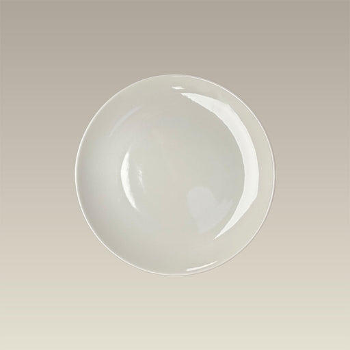 8" Warm White Coupe Salad Plate, SELECTED SECONDS