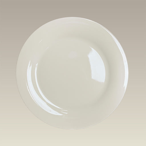 10.75" Warm White Transition Dinner Plate, SELECTED SECONDS