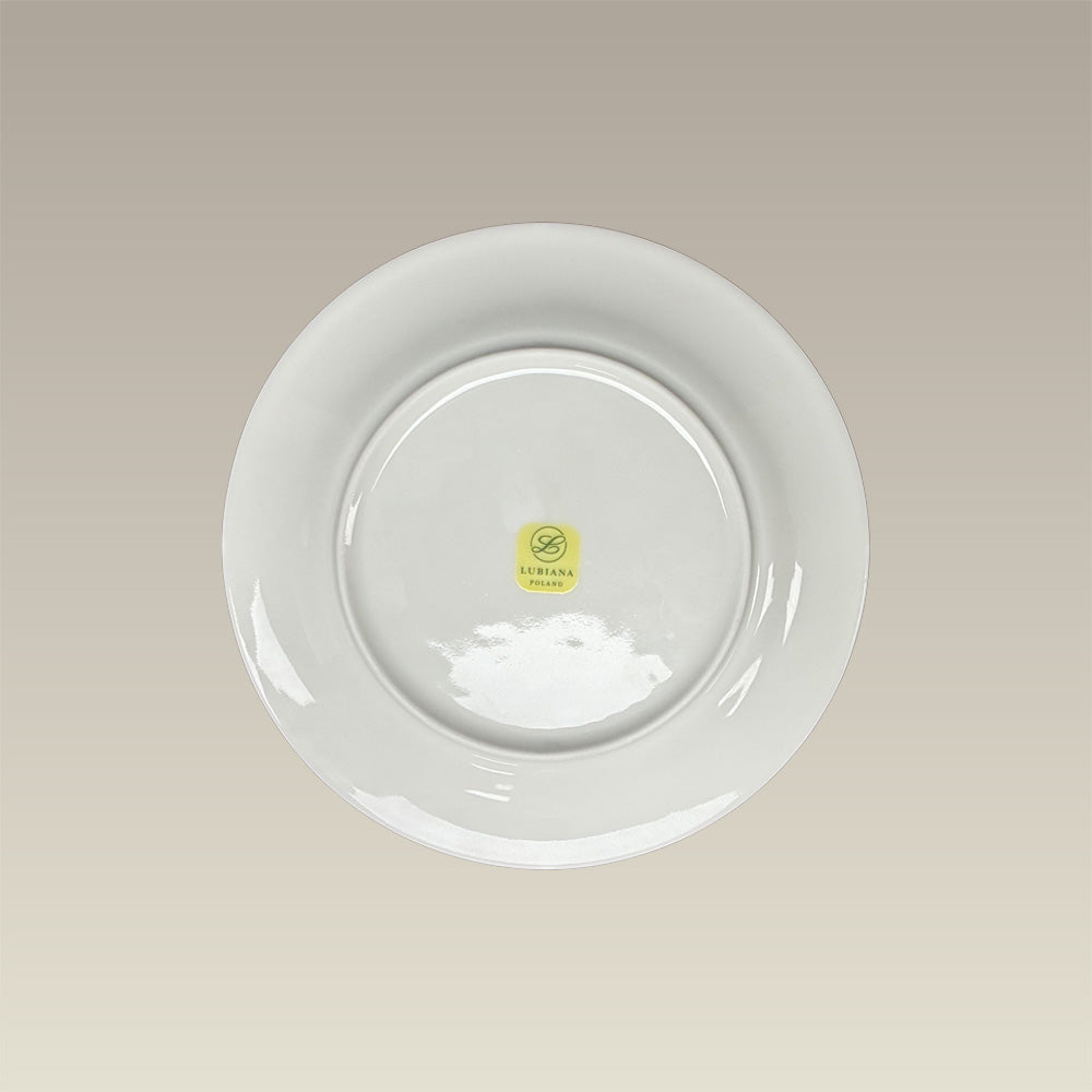 8.25" Warm White Transition Salad Plate, SELECTED SECONDS