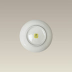 6.37" Warm White Coupe B&B Plate, SELECTED SECONDS