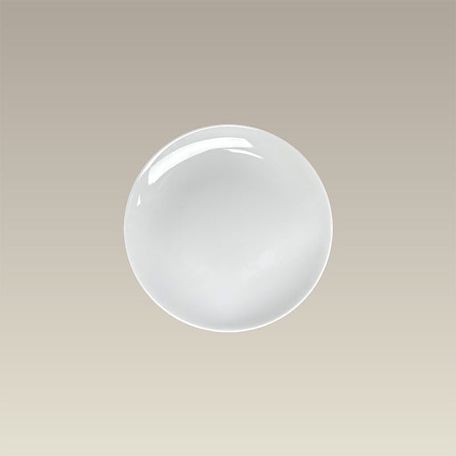 6.37" Ultra White Coupe B&B Plate