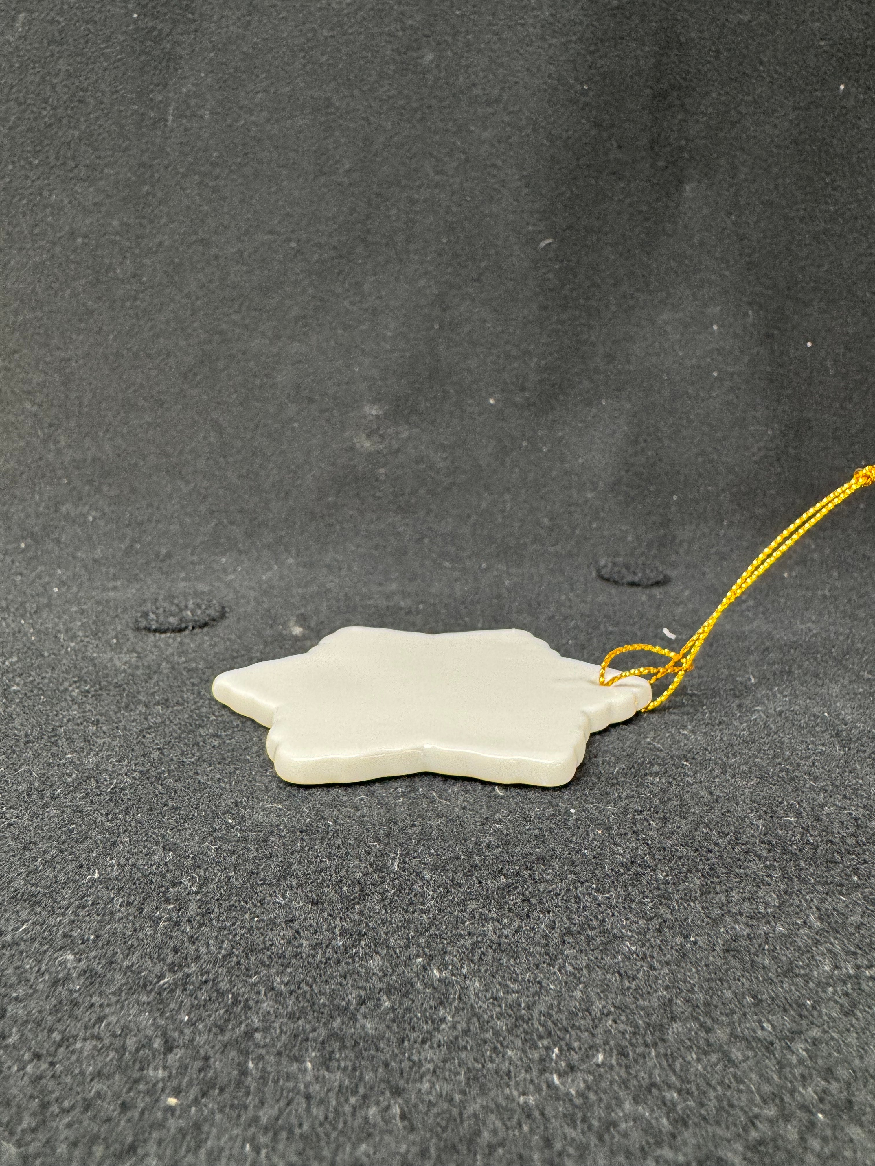 3" Star Ornament, SELECTED SECONDS (thick)