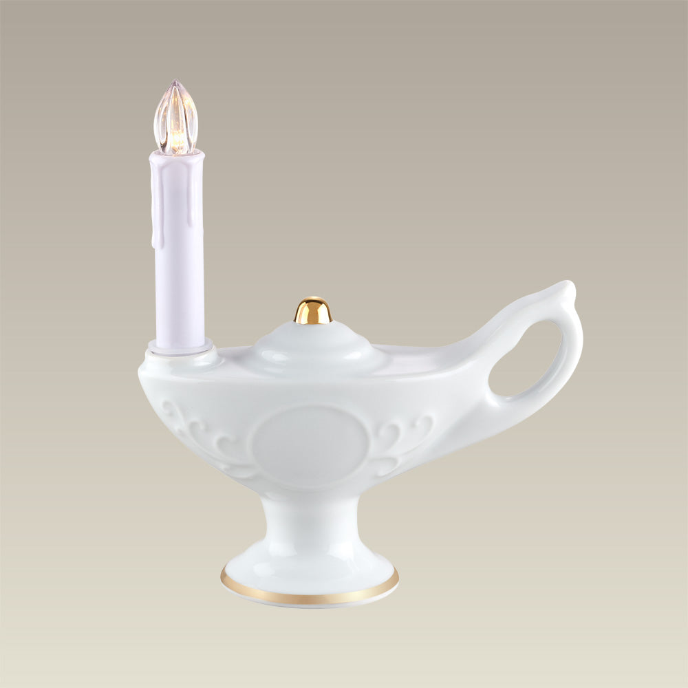 Nurse's Lamp with Gold Trim, 6.25"
