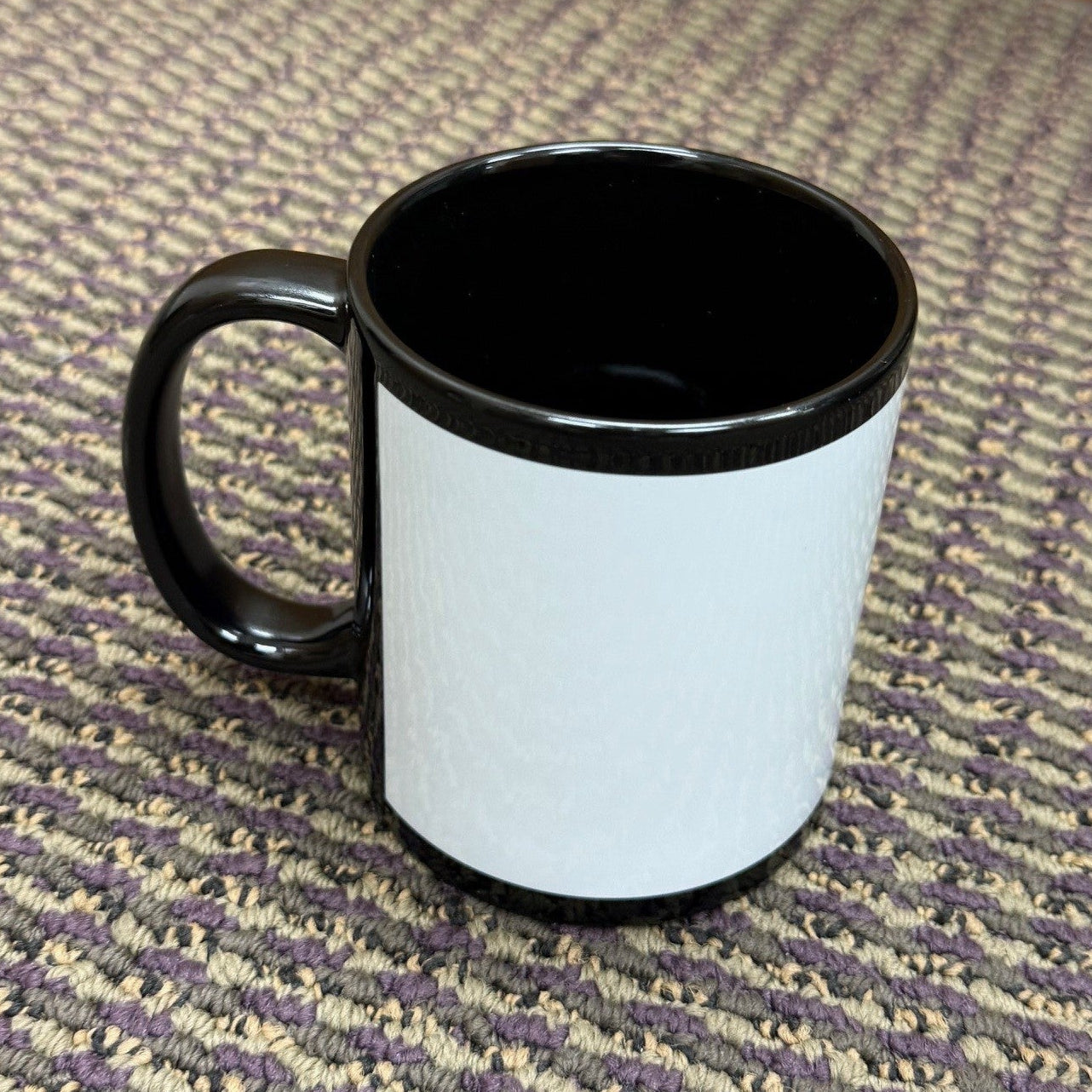 11 oz. Black Stoneware Sublimation Mug **CLOSEOUT**