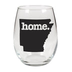 home. Stemless Wine Glass - Arkansas, Set of 12