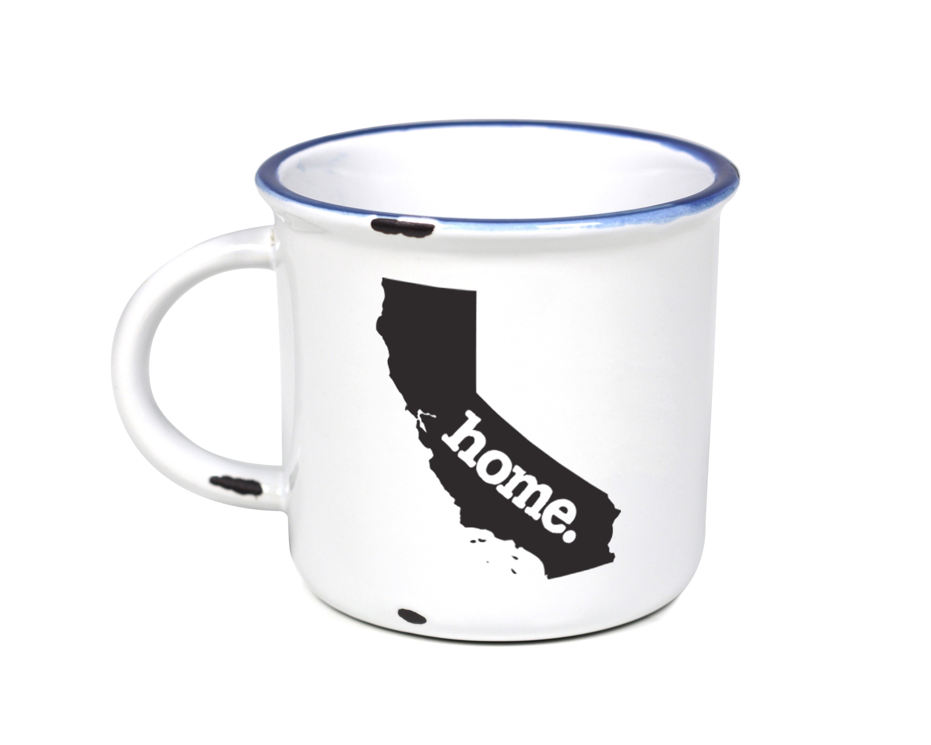 home. Camp Mugs - California, Set of 12