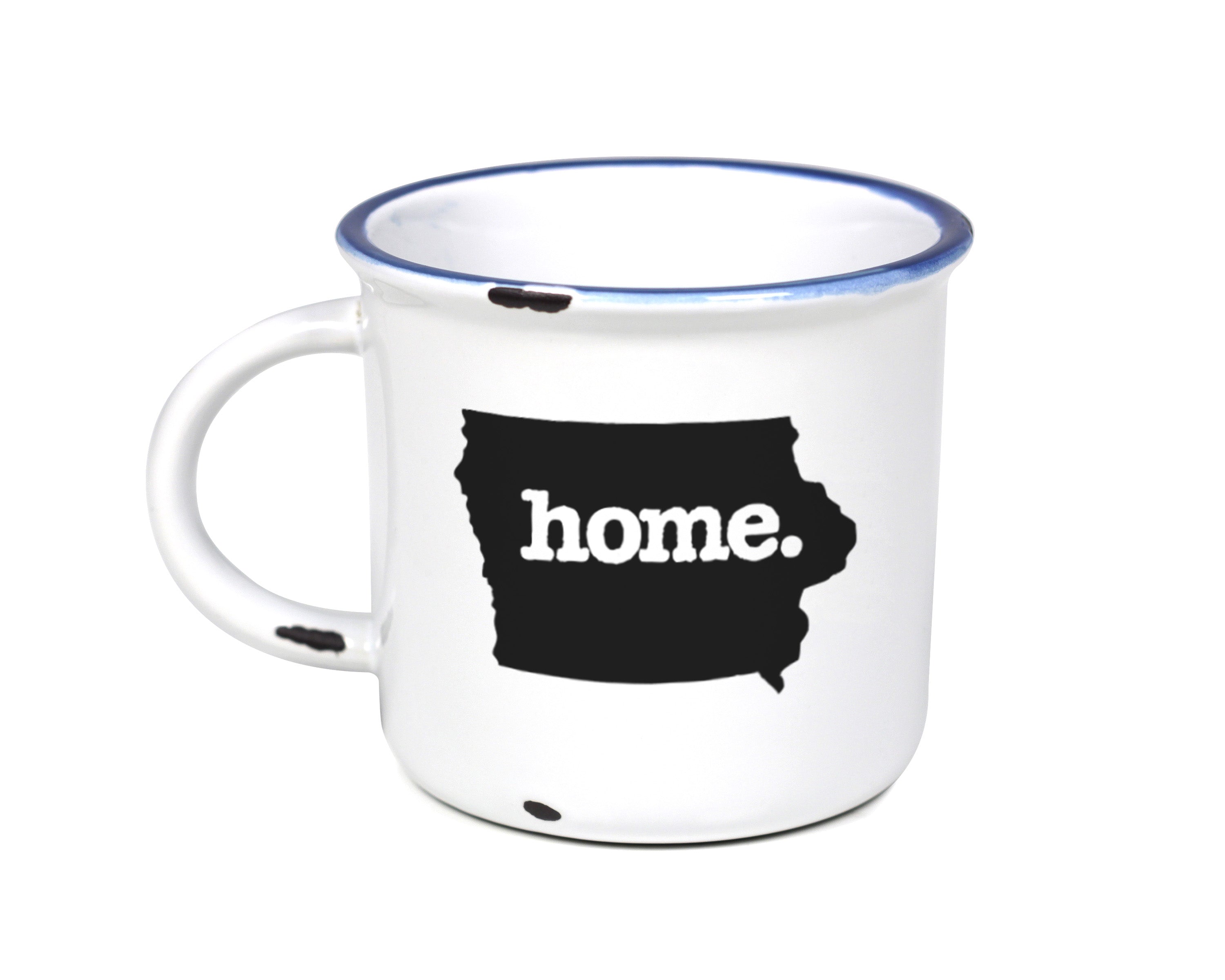 home. Camp Mugs - Iowa, Set of 12