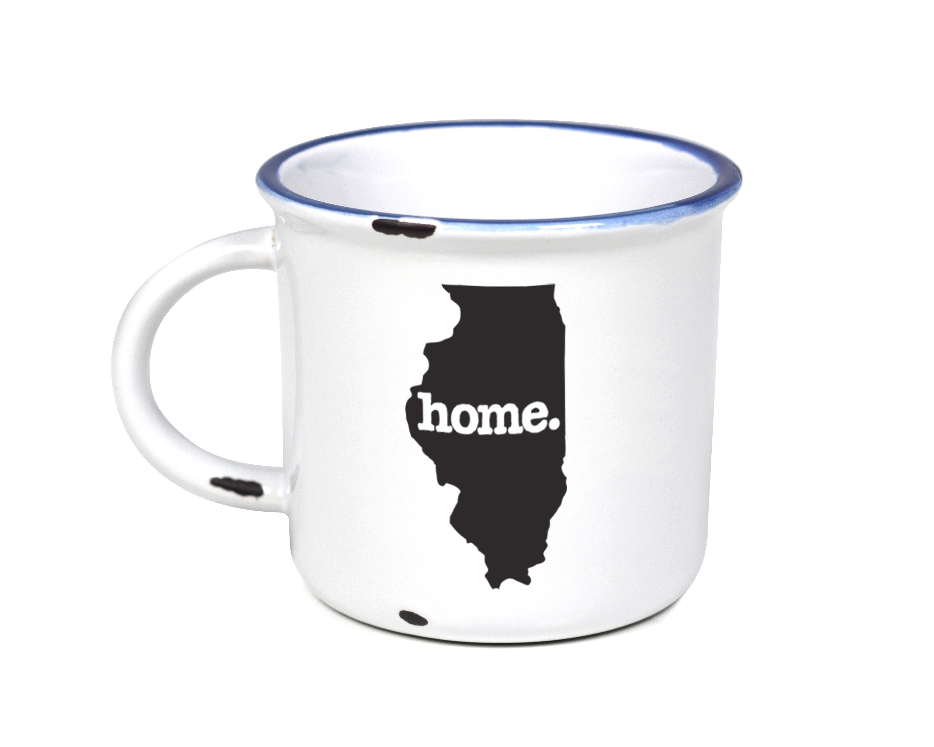 home. Camp Mugs - Illinois, Set of 12