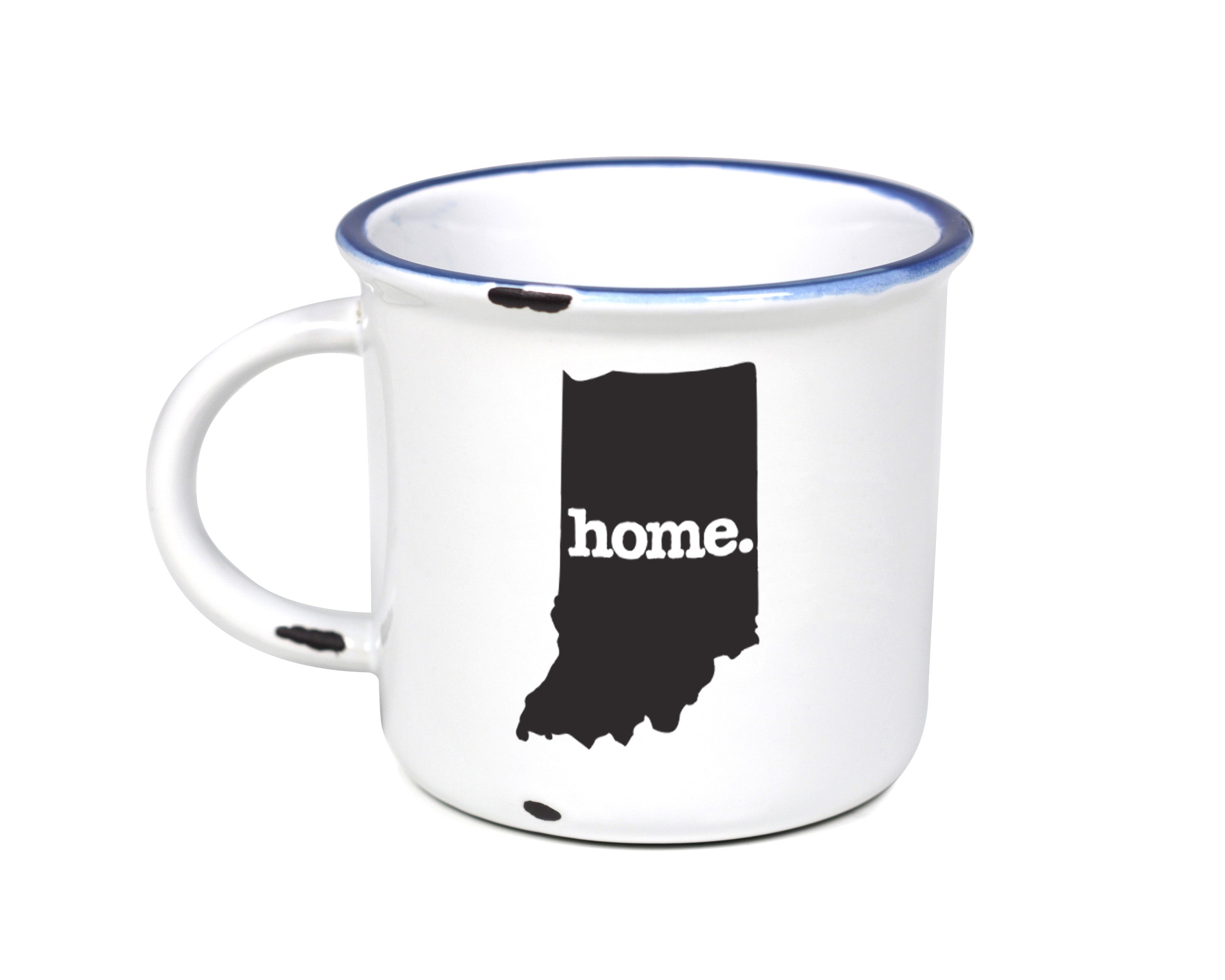 home. Camp Mugs - Indiana, Set of 12