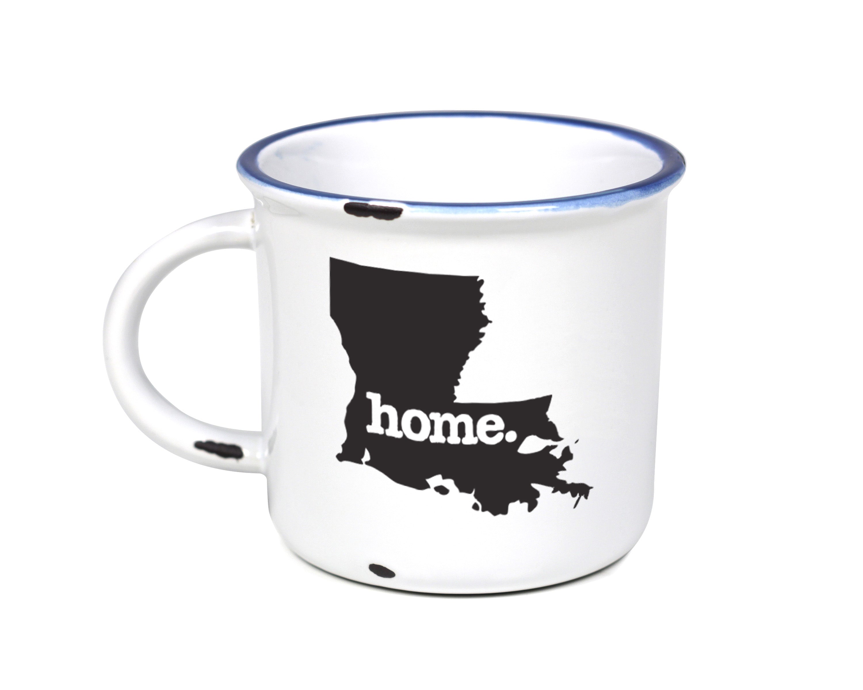 home. Camp Mugs - Louisiana, Set of 12