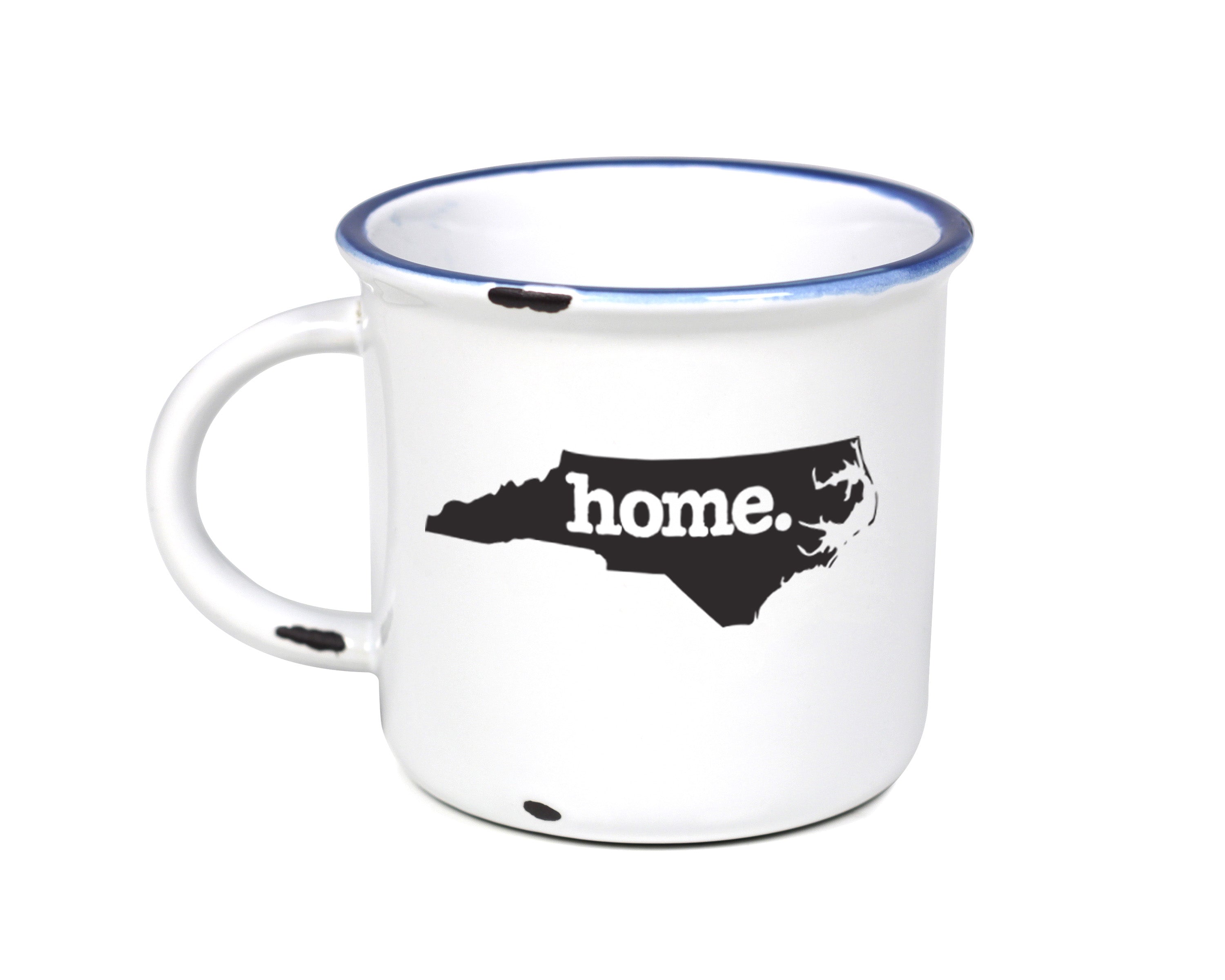 home. Camp Mugs - North Carolina, Set of 12
