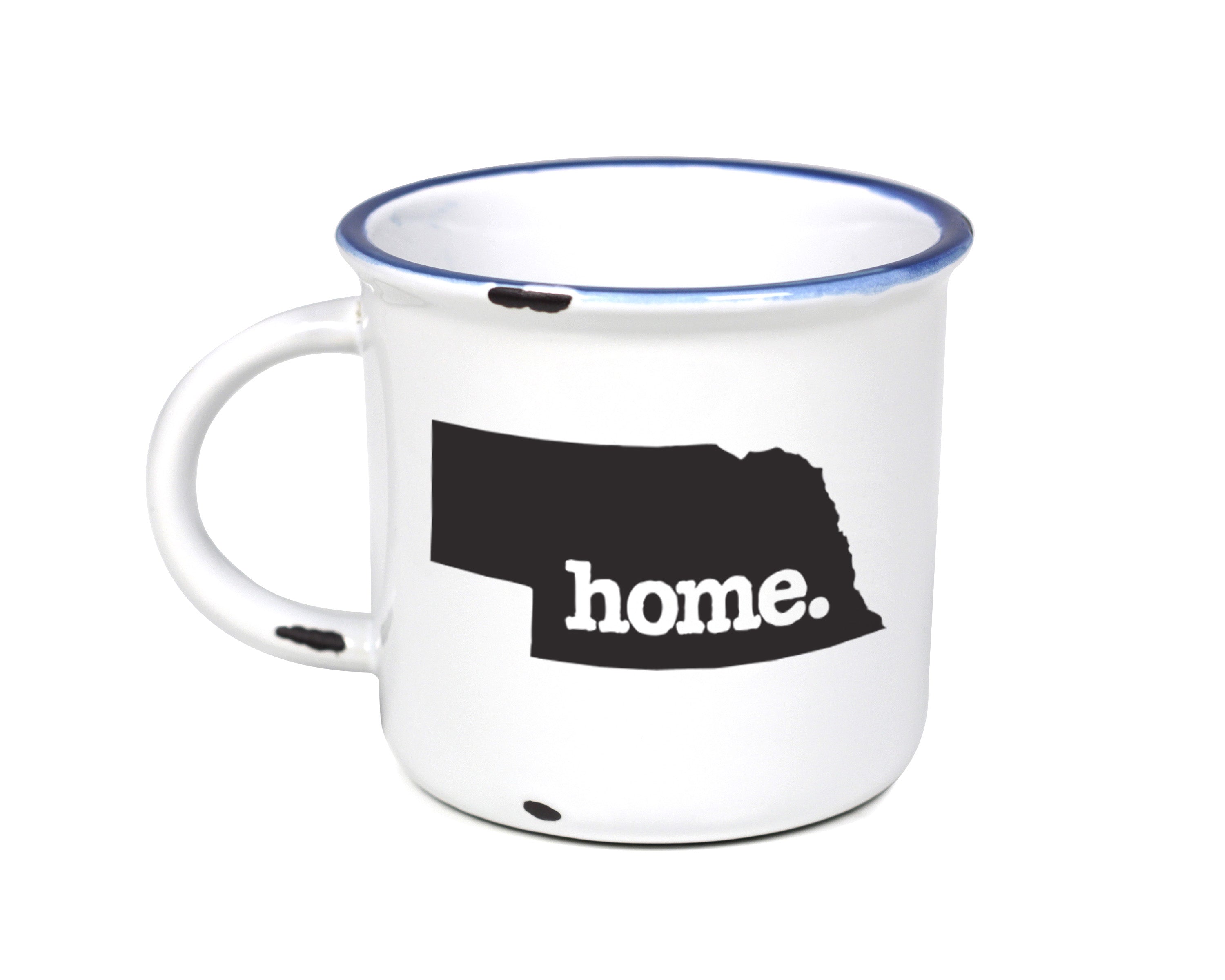 home. Camp Mugs - Nebraska, Set of 12