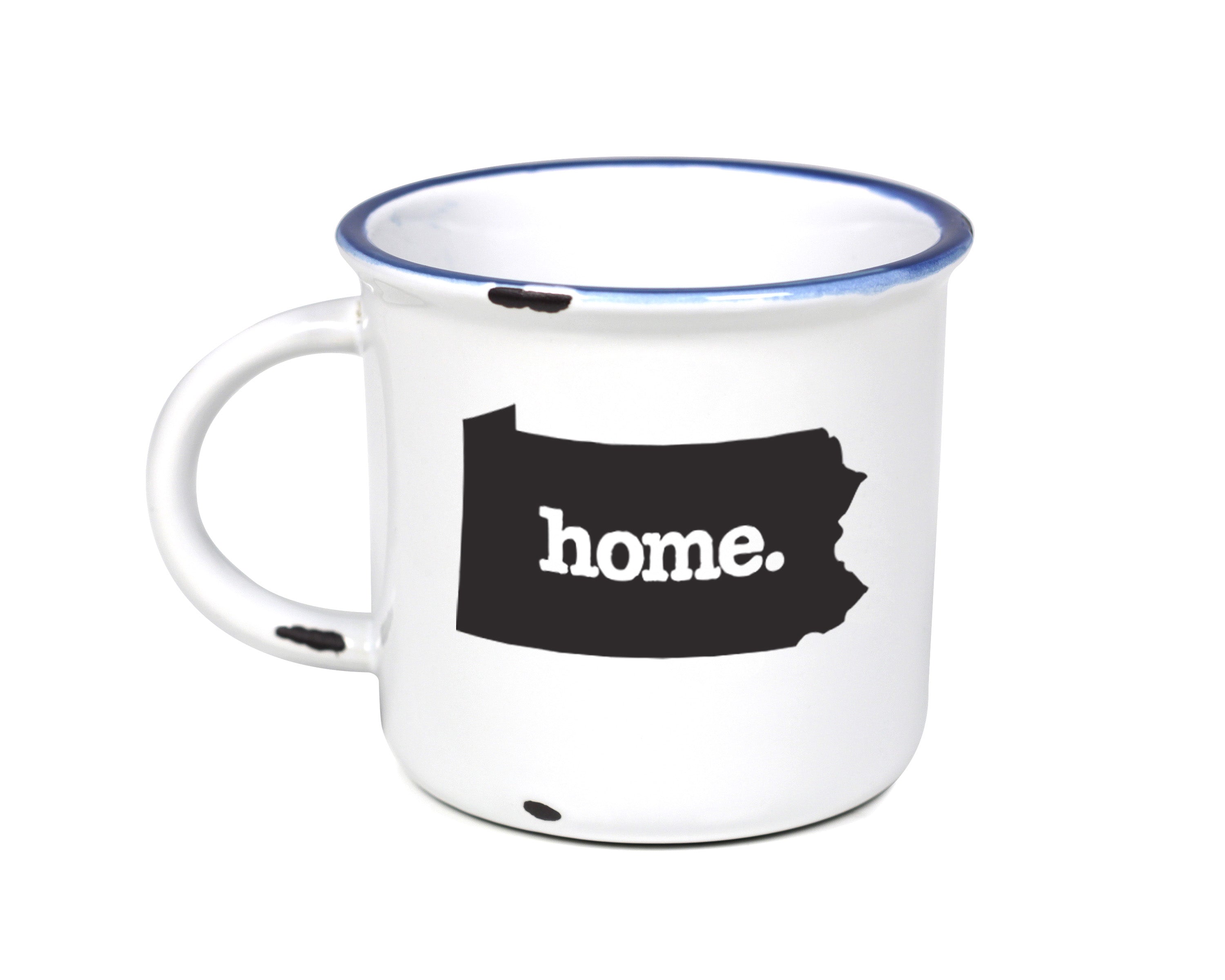 home. Camp Mugs - Pennsylvania, Set of 12